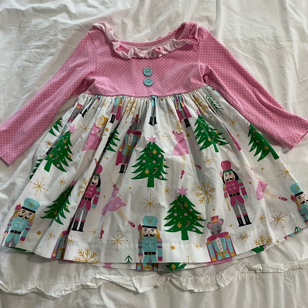 Eleanor Rose Christmas dress size 3-4